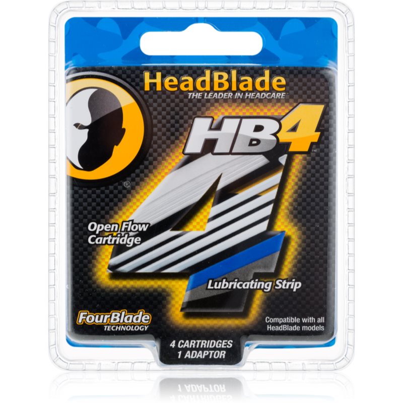 HeadBlade HB4 recarga de lâminas 4 un.