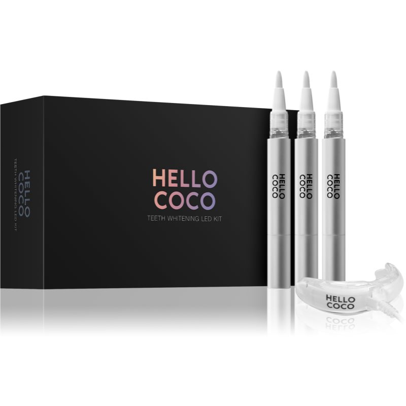 Hello Coco Teeth Whitening set de cosmetice pentru dinti