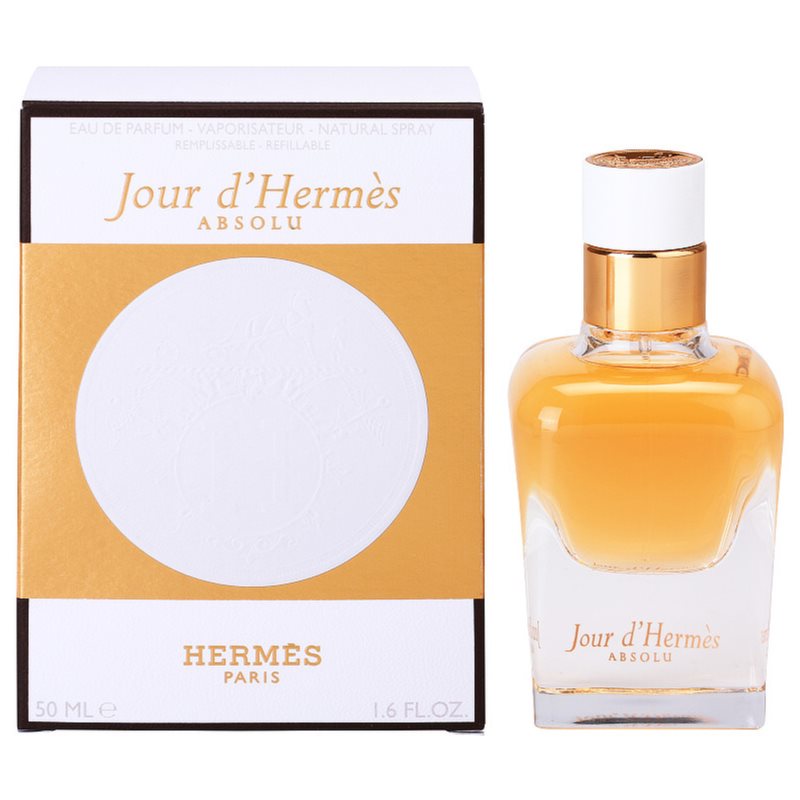 Hermès Jour d'Hermès Absolu Eau de Parfum reincarcabil pentru femei 50 ml
