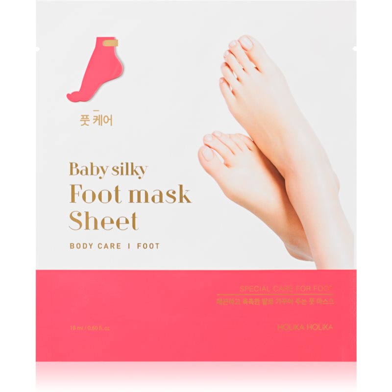 Holika Holika Baby Silky Foot máscara hidratante para pernas 18 ml