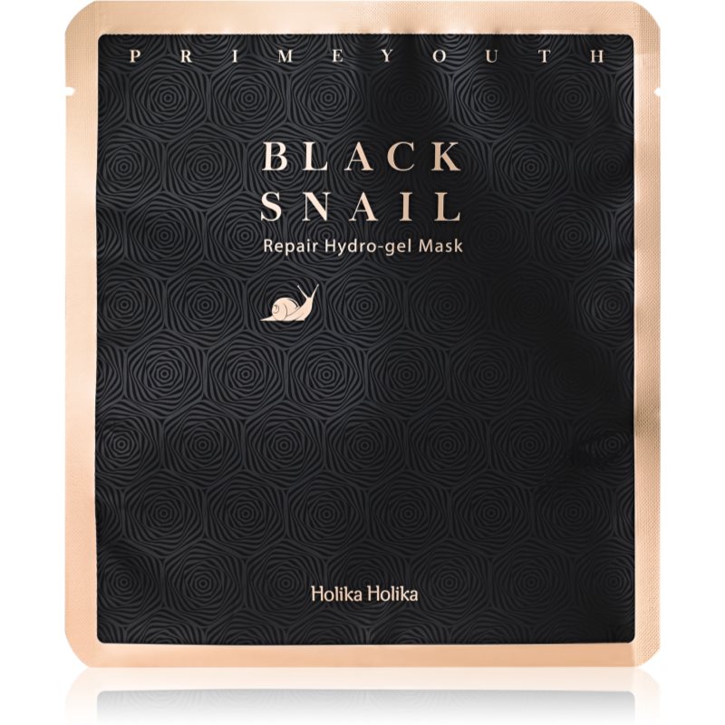 Holika Holika Prime Youth Black Snail интензивна хидрогелна маска 25 гр.