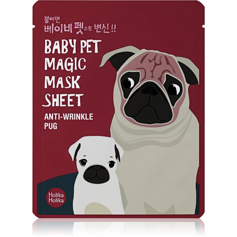 Holika Holika Magic Baby Pet máscara em folha com efeito antirrugas 22 ml
