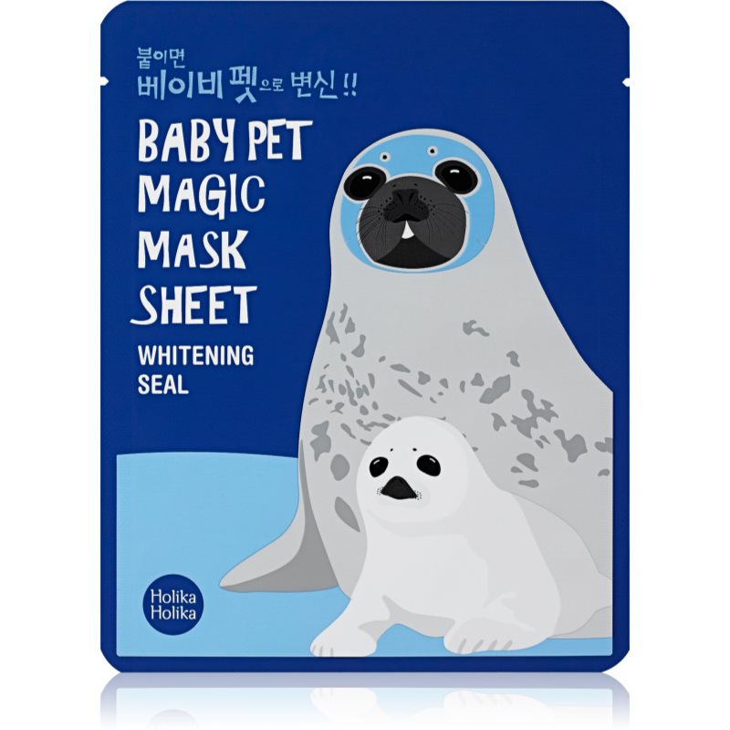 Holika Holika Magic Baby Pet máscara em folha com efeito iluminador 22 ml