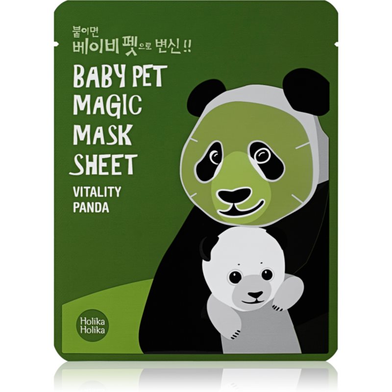 Holika Holika Magic Baby Pet ревитализираща и озаряваща маска за лице 22 мл.