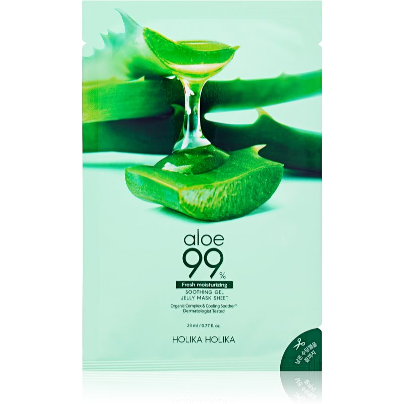 Holika Holika Aloe 99% Máscara em folha com efeito hidratante 23 ml