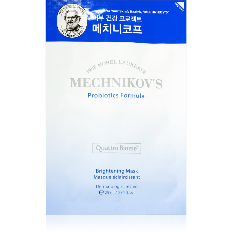 Holika Holika Mechnikov's Probiotics Formula Máscara em folha com efeito iluminador 25 ml