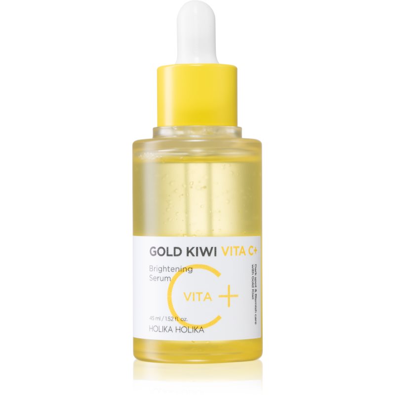 Holika Holika Gold Kiwi sérum iluminador com vitamina C anti-manchas de pigmentação 45 ml