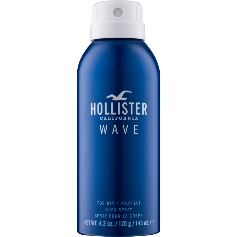 Hollister Wave spray pentru corp pentru bărbați 143 ml