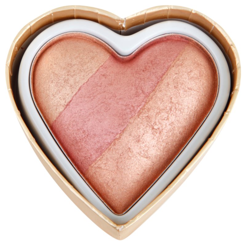 I Heart Revolution Blushing Hearts Puder-Rouge Farbton Peachy Keen Heart 10 g