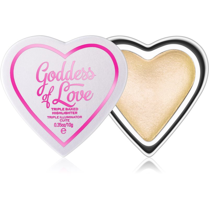I Heart Revolution Goddess of Love озаряваща пудра цвят Golden Goddess 10 гр.