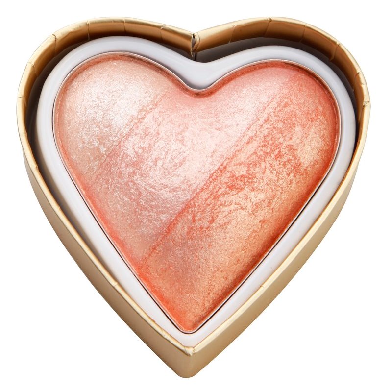 I Heart Revolution Blushing Hearts Puder-Rouge Farbton Peachy Pink Kisses 10 g