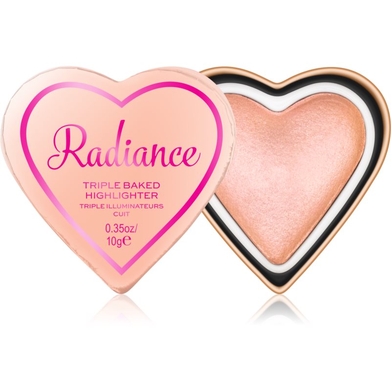 I Heart Revolution Glow Hearts печен хайлайтър цвят Radiance 10 гр.