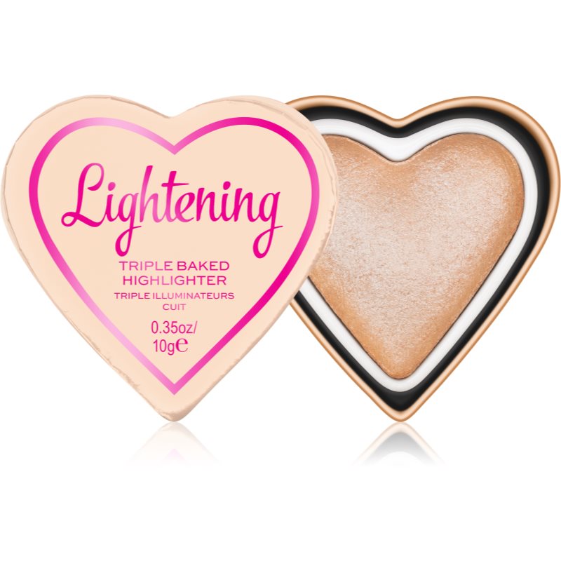 I Heart Revolution Glow Hearts Baked Highlighter Farbton Lightening 10 g