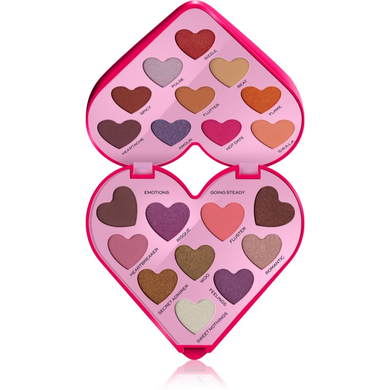I Heart Revolution Heartbeats paleta de sombra para os olhos 6 x 4,2 g + 14 x 6,3 g