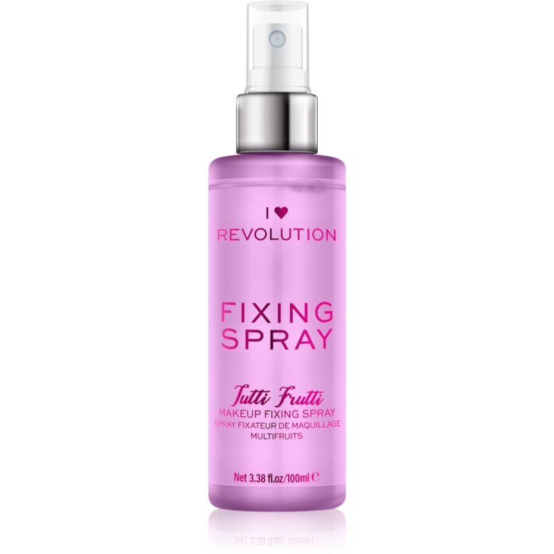 I Heart Revolution Fixing Spray fijador de maquillaje en spray con aroma Tutti Frutti 100 ml