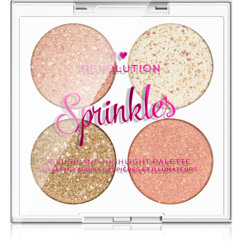 

I Heart Revolution Sprinkles палетка для обличчя відтінок Confetti Cookie