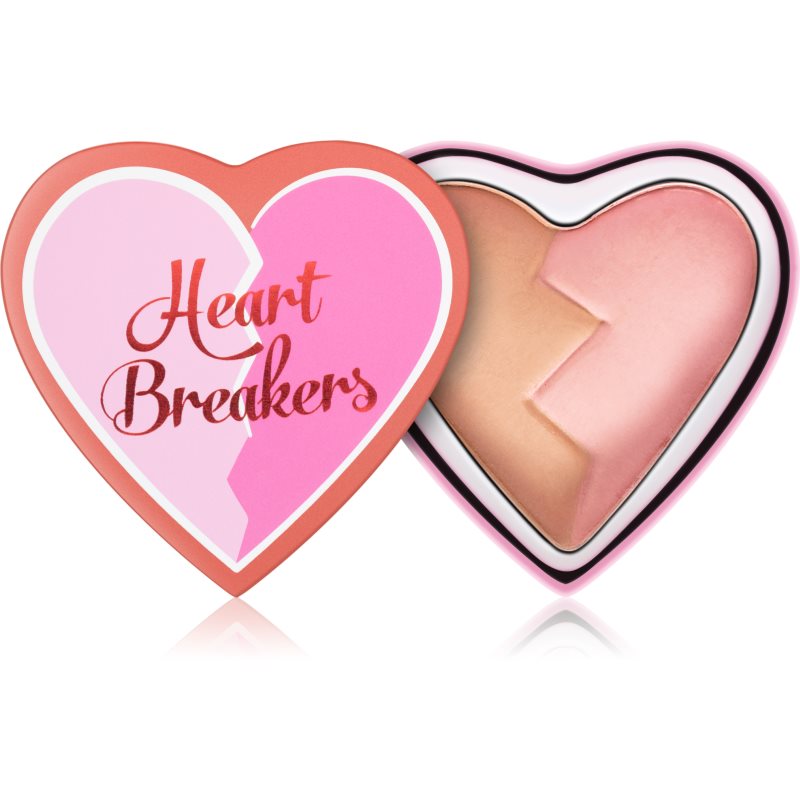 I Heart Revolution Heartbreakers blush com efeito matificante tom Creative 10 g