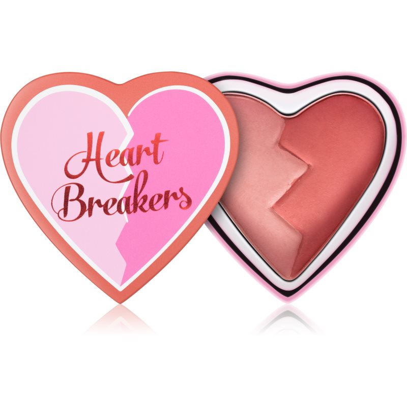 I Heart Revolution Heartbreakers blush com efeito matificante tom Kind 10 g