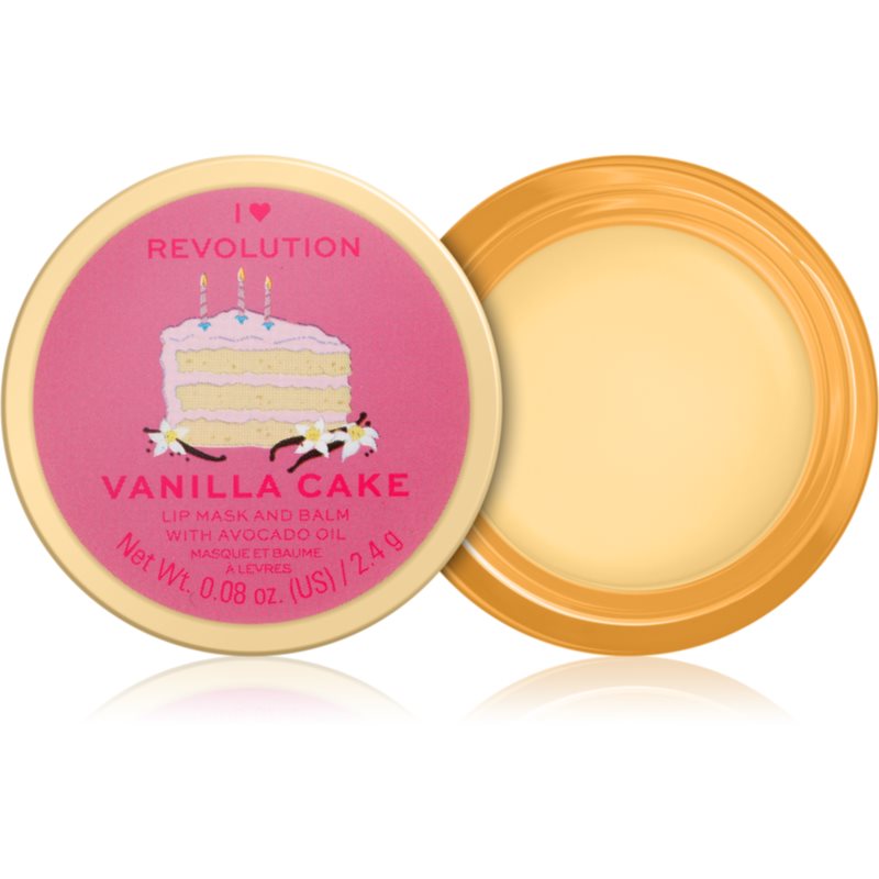 I Heart Revolution Lip Mask Feuchtigkeitsspendende Lippenkur Geschmack Vanilla Cake 2,4 g