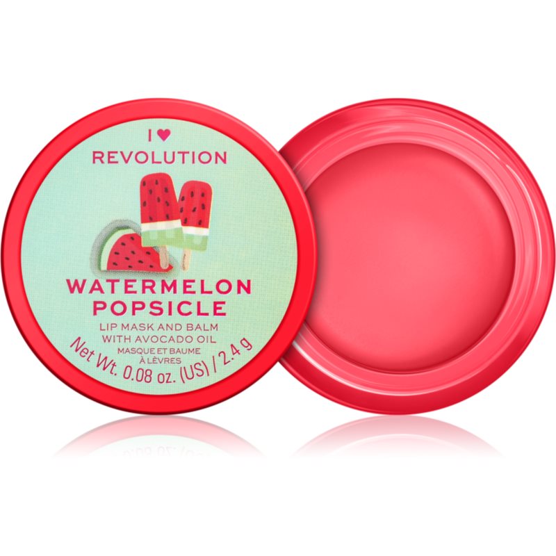 I Heart Revolution Lip Mask Feuchtigkeitsspendende Lippenkur Geschmack Watermelon Popsicle