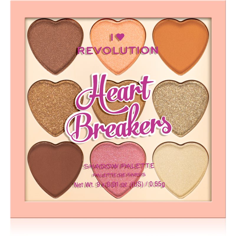 I Heart Revolution Heartbreakers paleta de sombras de ojos tono Majestic 4,95 g