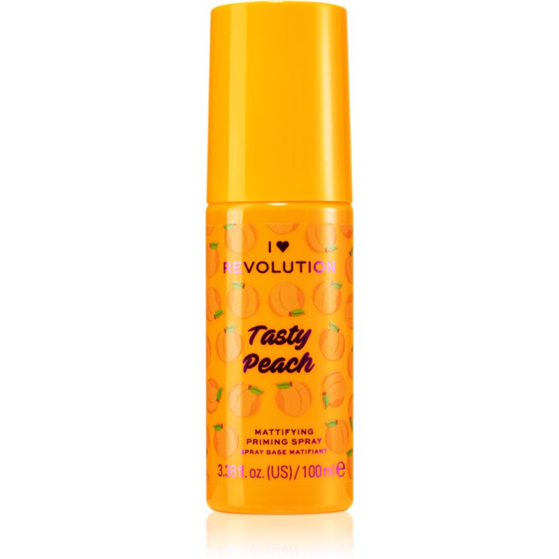 I Heart Revolution Tasty Peach flüssiger Make-up Primer im Spray 100 ml