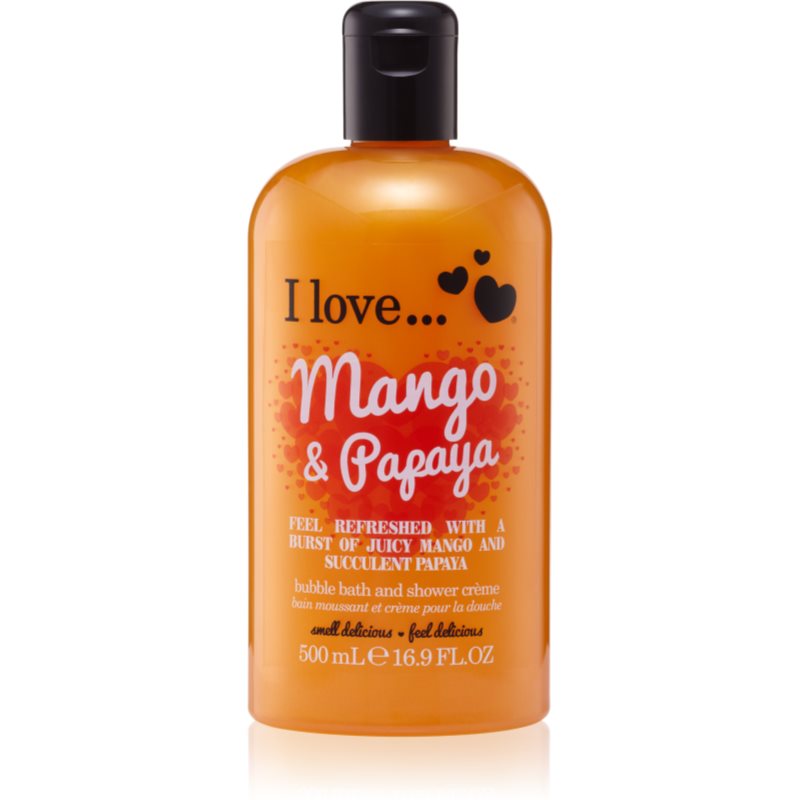I love... Mango & Papaya Dusch- und Badecreme 500 ml