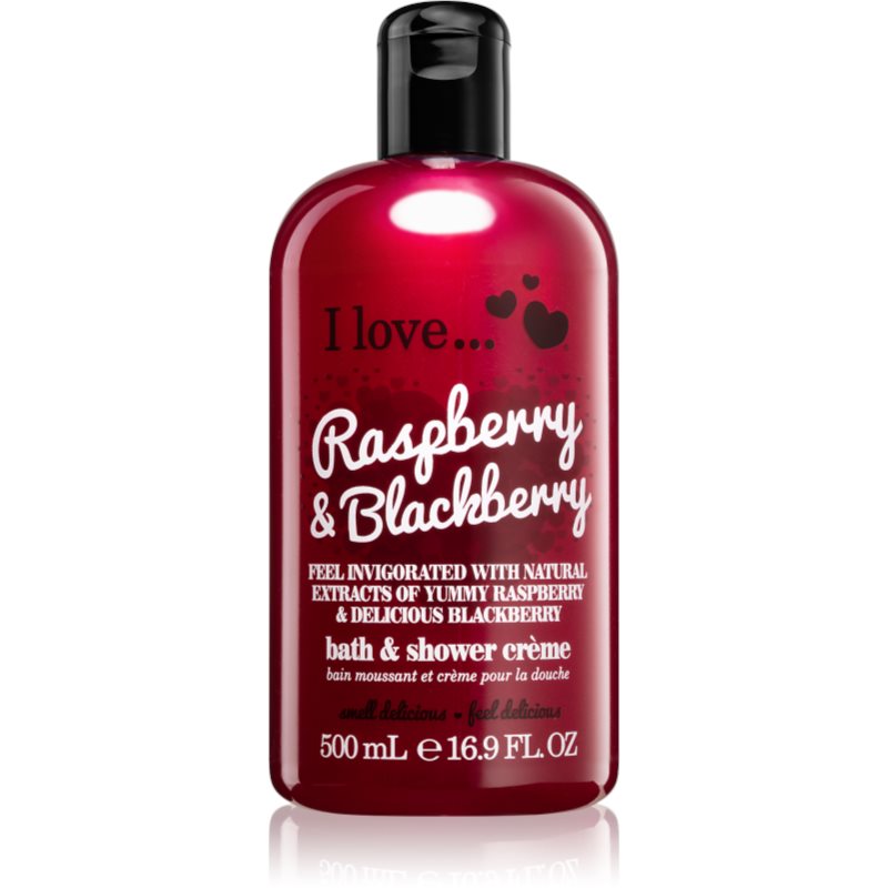 I love... Raspberry & Blackberry Dusch- und Badecreme 500 ml