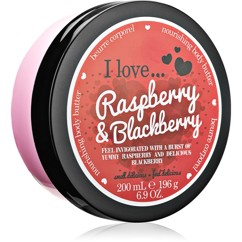 I love... Strawberries & Cream manteca corporal Raspberry & Blackberry 200 ml