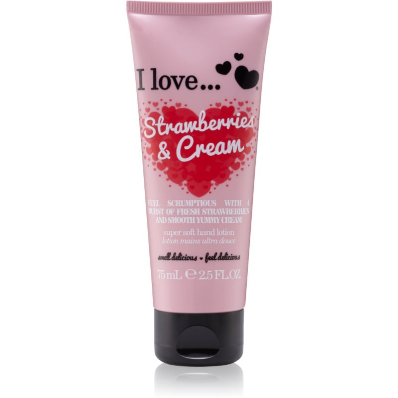 I love... Strawberries & Cream crema de manos 75 ml