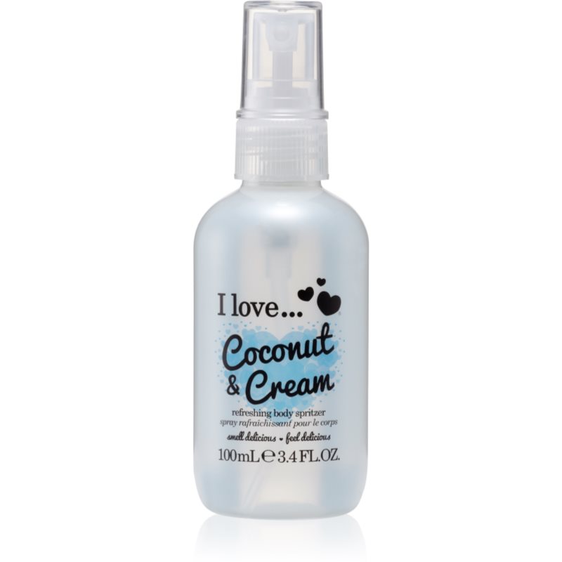 I love... Coconut & Cream освежаващ спрей за тяло 100 мл.