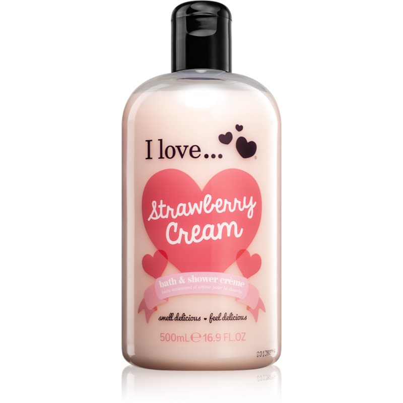 I love... Strawberry Cream Dusch- und Badecreme 500 ml