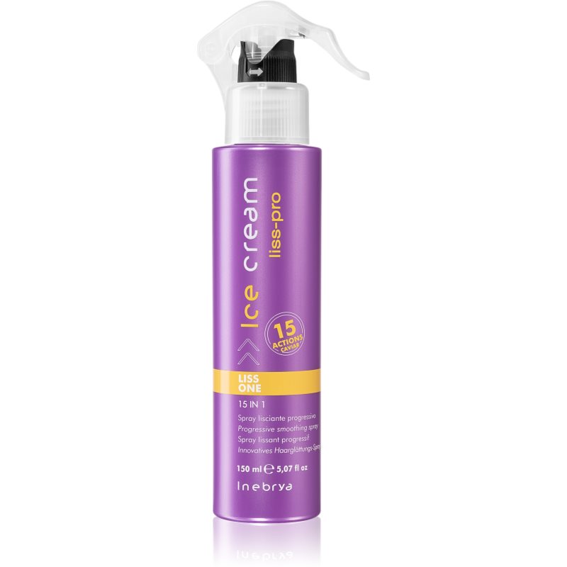 Inebrya Liss-Pro glättendes Spray für unnachgiebige und strapaziertes Haar 150 ml