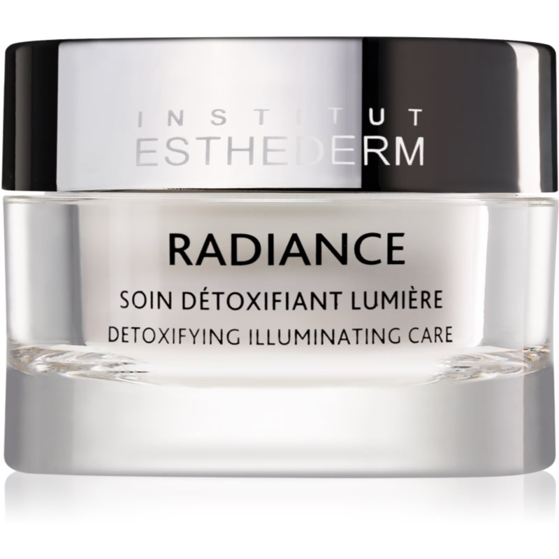Institut Esthederm Radiance Detoxifying Illuminating Care crema contra los primeros signos del envejecimiento para iluminar y alisar la piel 50 ml