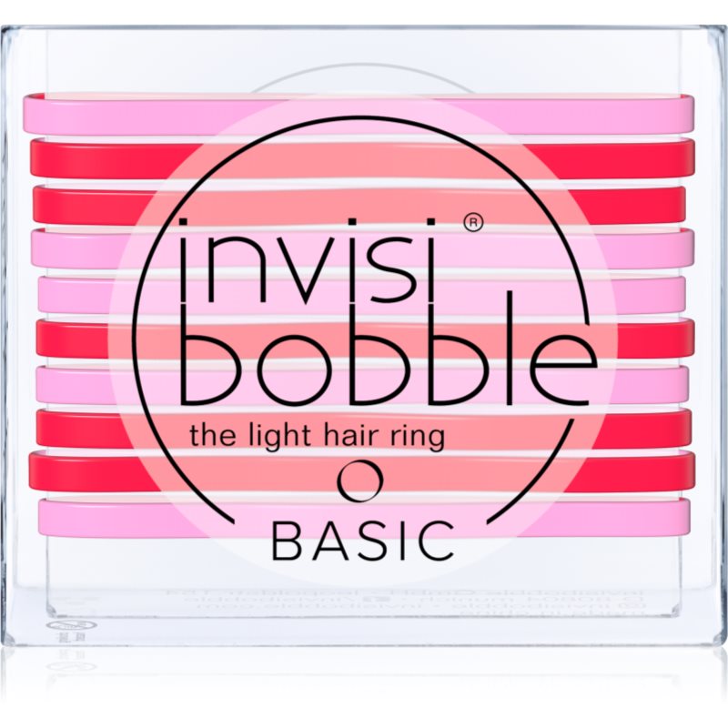 invisibobble Basic dünne Haargummis Jelly Twist 10 St.