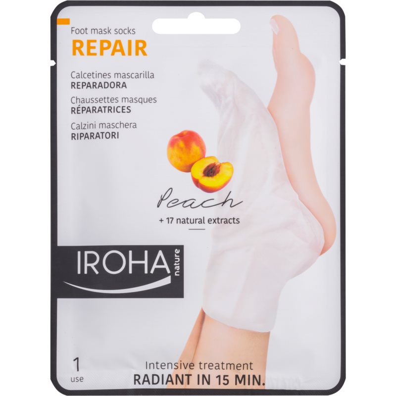 Iroha Repair Peach mascarilla para pies