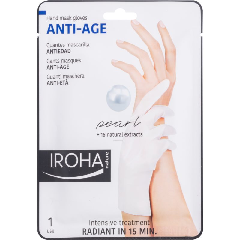 Iroha Anti - Age Pearl verjüngende Maske für die Hände