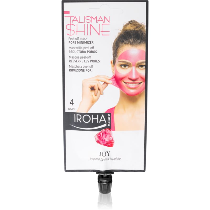 Iroha Talisman Shine Joy Peel-Off-Maske strafft die Haut und verfeinert Poren 25 ml