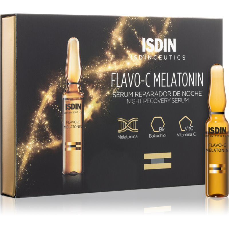 ISDIN Isdinceutics Flavo-C aufhellendes und erneuerndes Serum für die Nacht