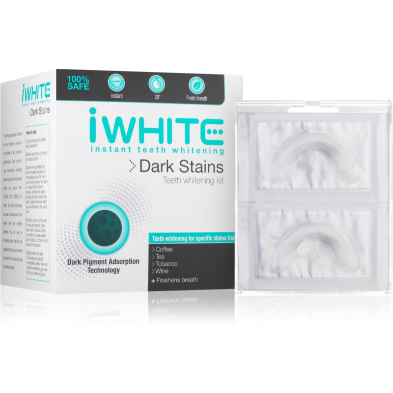 iWhite Dark Stains kit de blanqueamiento dental 10 x 0,8 g