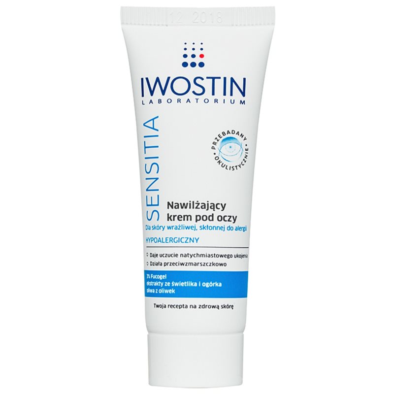 Iwostin Sensitia crema hidratante para contorno de ojos para pieles sensibles 25 g