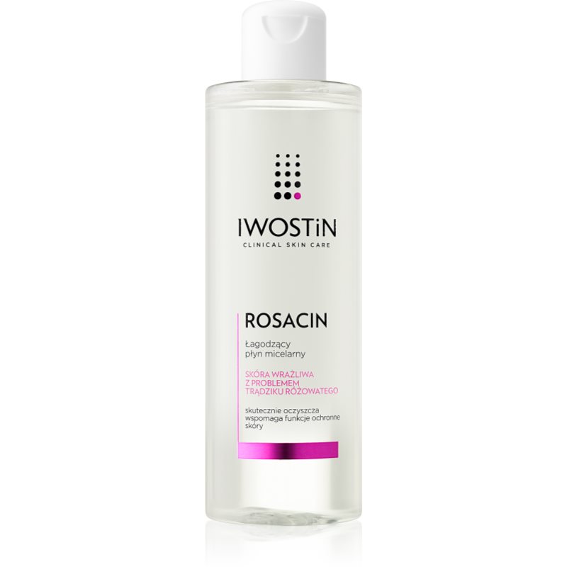 Iwostin Rosacin agua micelar calmante para pieles con tendencia a las rojeces 215 ml
