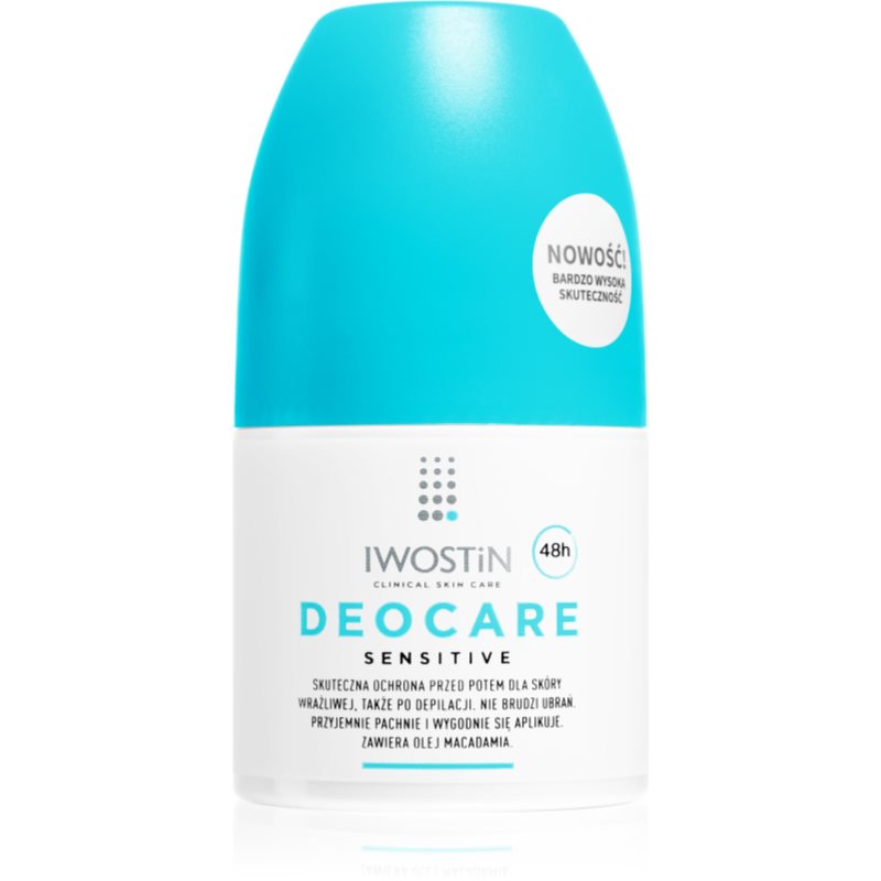 Iwostin Deocare Sensitive antitranspirante con bola para pieles sensibles 50 ml
