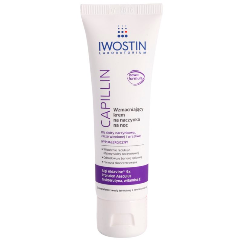 Iwostin Capillin crema restuaradora antivarices de noche 40 ml