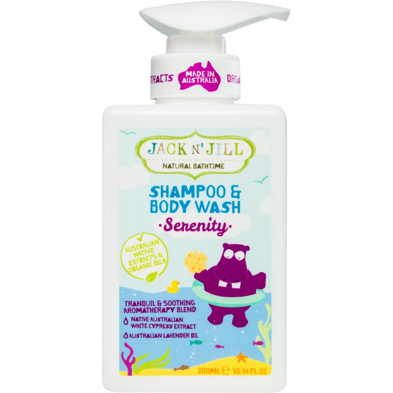 Jack N’ Jill Serenity Sanftes Duschgel und Shampoo für Kinder 2 in 1 300 ml