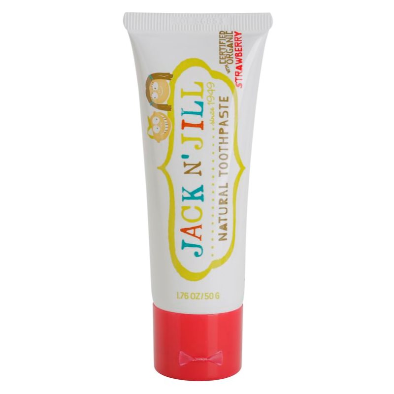 Jack N’ Jill Natural pasta de dientes natural para niños sabor fresa 50 g