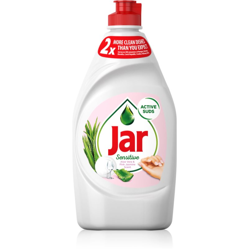 Jar Sensitive Aloe Vera & Pink Jasmine productos para lavar la vajilla 450 ml
