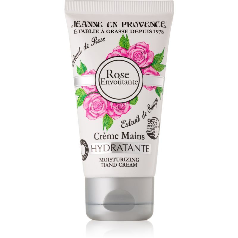 Jeanne en Provence Rose feuchtigkeitsspendende Creme für die Hände 75 ml