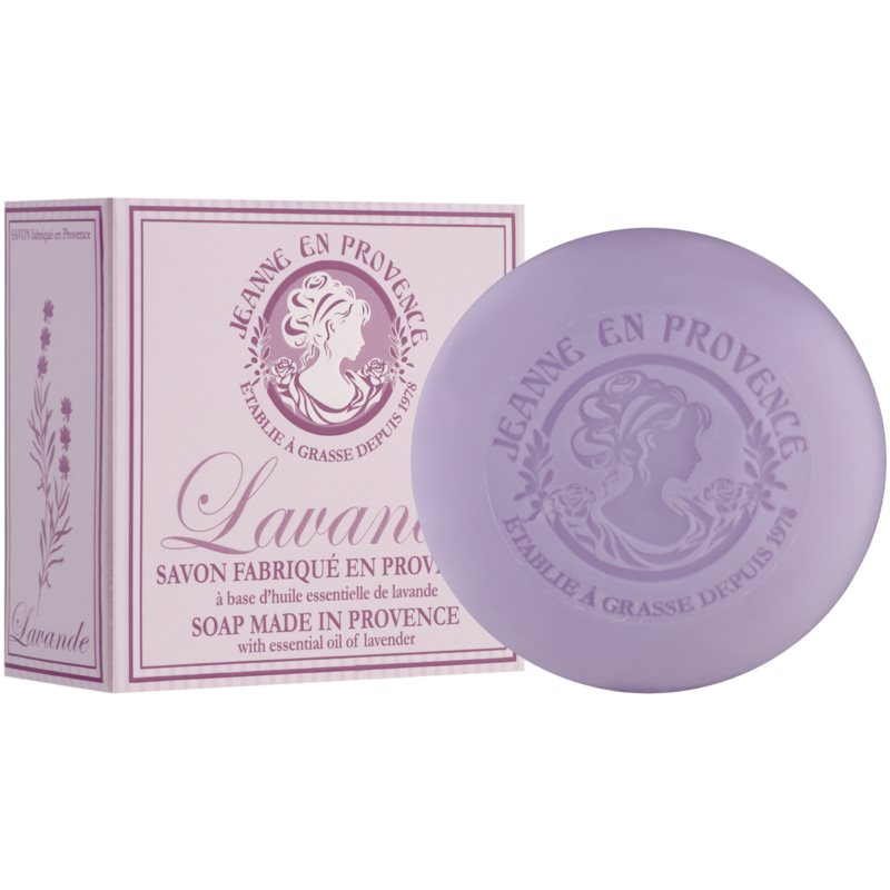 Jeanne en Provence Lavender luxuriöse französische Seife 100 g