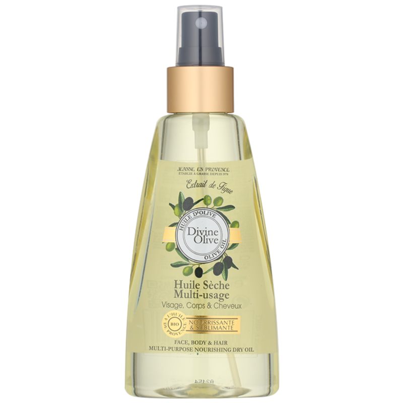 Jeanne en Provence Olive Trockenöl für Gesicht, Körper und Haare 150 ml